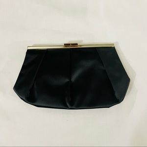 Banana Republic Silk Clutch, Black